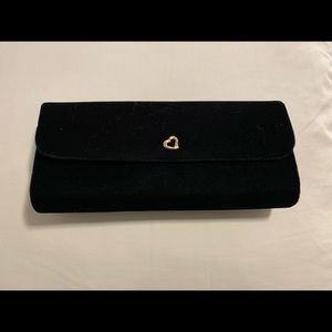 Victoria Secret velvet evening clutch